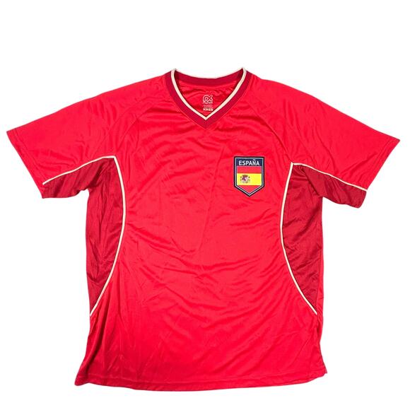 Rhinox Other - Rhinox Espana National Team Soccer Football Jersey Red Unisex Adult Medium NWT